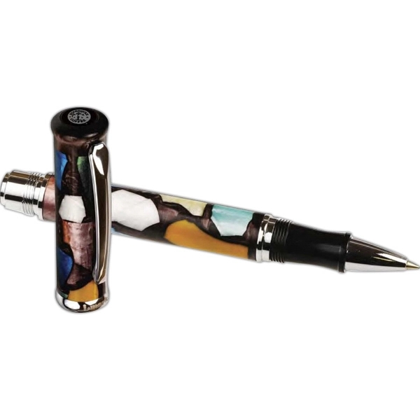 Ipicasso Screw-Off-Cap Rollerball Pen with Design
