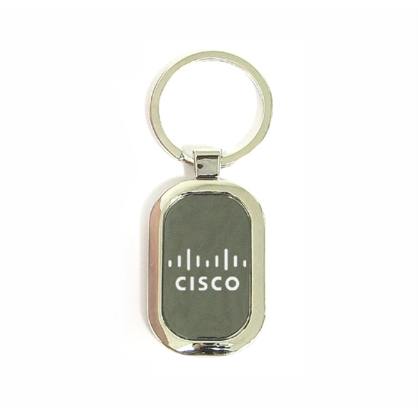 Chrome metal key holder