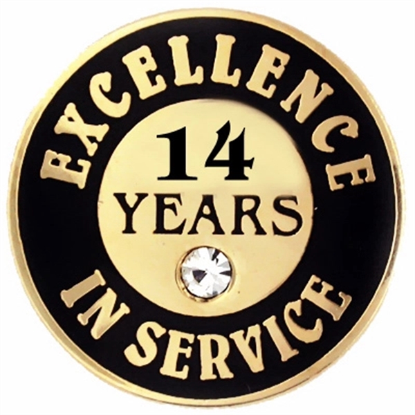 Excellence in Service Pin - 14 Years