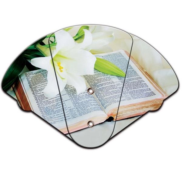 Bible Inspirational Expandable Hand Fan Full Color