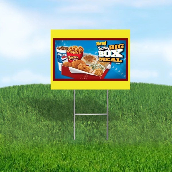 Campaign Coroplast Signs - 24 x 46 - 1-Sided