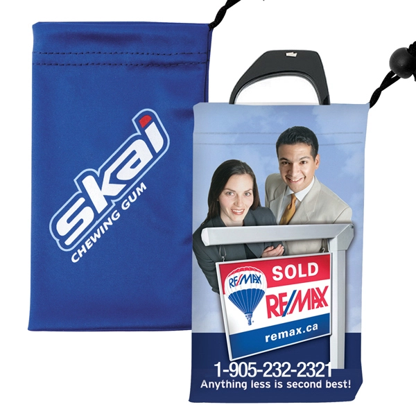 Microfiber CellPhone/Eye Glass Pouch-Full Color Sublimation