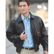 Buffed Leather Bomber