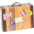 9-3/4" x 6-3/4" x 2-3/4" - Small Suitcase Box