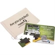 6 Piece Puzzle - 4" x 6" - Puzzle in Cotton Bag
