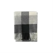 Eco-Wise Washable Throw - Black/Ivory