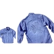 Embossed Denim Shirt