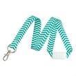Teal Zig Zag Lanyard