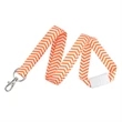 Orange Zig Zag Lanyard