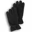 Black Fleece Zipper Gloves