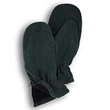 Hunter Green Fleece Zipper Mittens