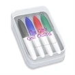 Four Pack of Mini Permanent Markers Box