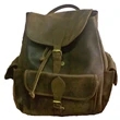 Backpack with Flapover Pockets (Distressed)
