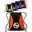 Zipper Side Drawstring Backpacks