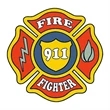 Firefighter Patch Temporary Tattoo