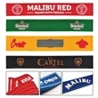Heavy Duty Vinyl Bar Counter Rail Mat - 4 1/2" x 25"