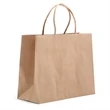 ECO Natural Kraft Eurostyle Shopping Bag (10" x 4" x 8")