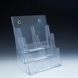 3 Tier Countertop and Wall Mount Brochure Holder for 8.5x11