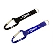 Carabiner with Strap and Metal Plate