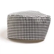 Houndstooth Baker's Cap