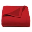 Red Jersey Fleece Throw Blanket