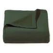 Hunter Green Jersey Fleece Throw Blanket