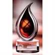 Large Flare Art Glass Award