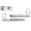 Metal Pointer & LED  Pen with Carabiner