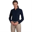 Port Authority Ladies Long Sleeve Silk Touch Polo.