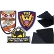 Embroidered Patch with Hook and Loop Closure