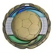 2 1/2" Soccer Color Epoxy Medal