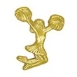 Cheerleader PomPom Chenille Lapel Pin