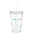 16 oz Spirit Double Wall Acrylic Tumbler w/Straw