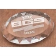 Faceted Oval Paperweight