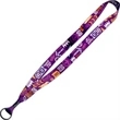 3/4" Dye-Sublimated Lanyard w/ Metal Crimp & Split-Ring