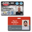 The Parthenon full color ID badge with a personalize