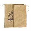 Big Stuff Jute/Burlap Drawstring Bag
