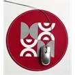 9" Round Leather Executive Mouse Pad