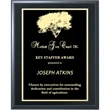 Classic Solid Black Premium Award Plaque