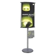 Observe Deluxe Sign Stand with PVC graphic & lit pocket