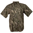 Men's Short Sleeve Camouflage Twill Shirt