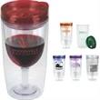 Merlot Mate 10 oz Double Wall Wine Glass Shaped Tumbler