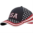 Cotton Twill USA Flag Cap