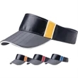 Leather Look Fitted Visor