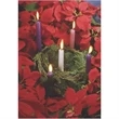 Poinsettias And Candles