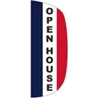 3' x 8' Message Flutter Flag - Open House