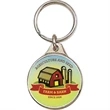 Express Line Circle Key Chain (1 3/8")