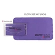 Microfiber lens & screen cleaning cloth 4x7 in pouch