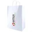 White Kraft Shopping Bag