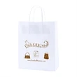 White Kraft Shopping Bag
